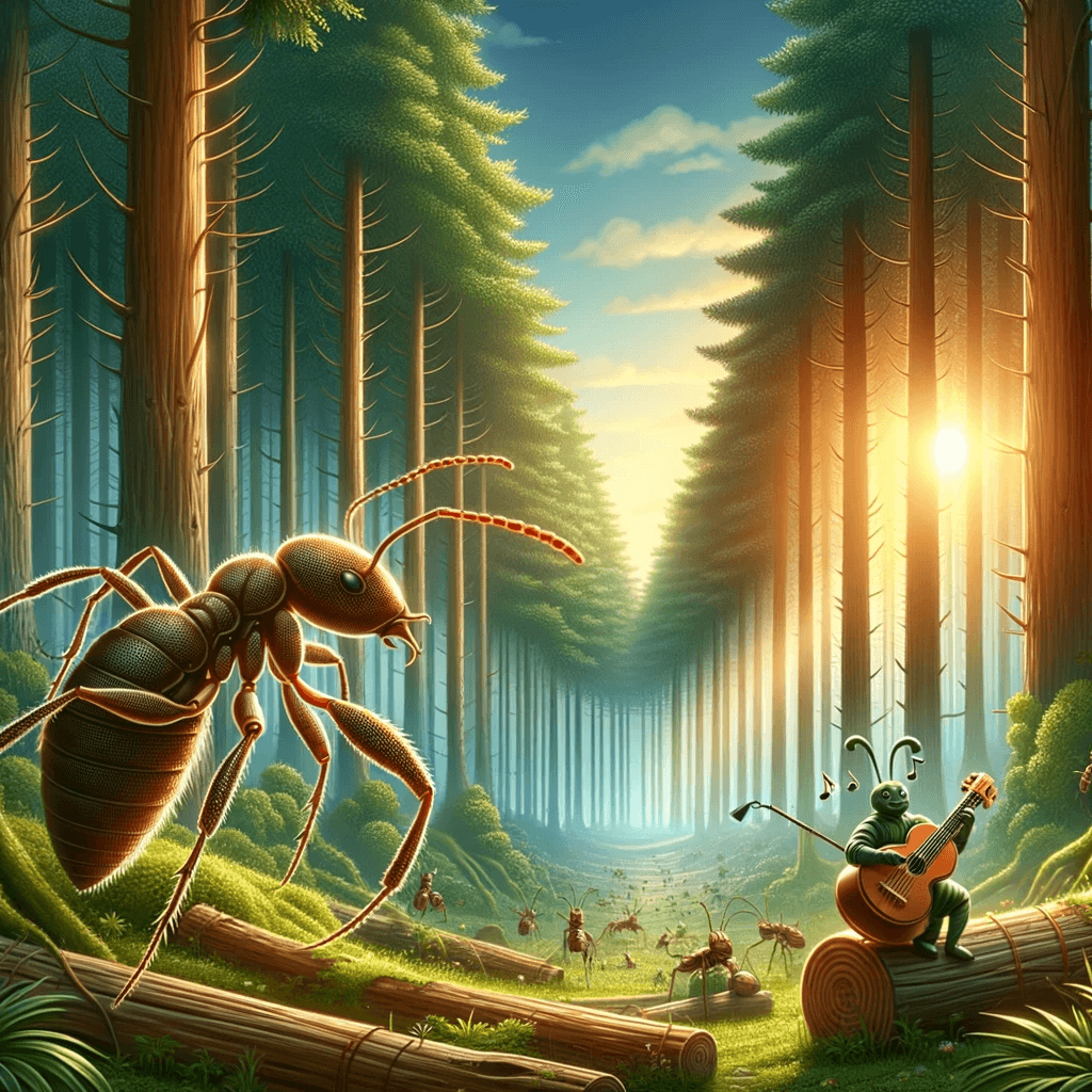 Ağustos Böceği ile Karınca